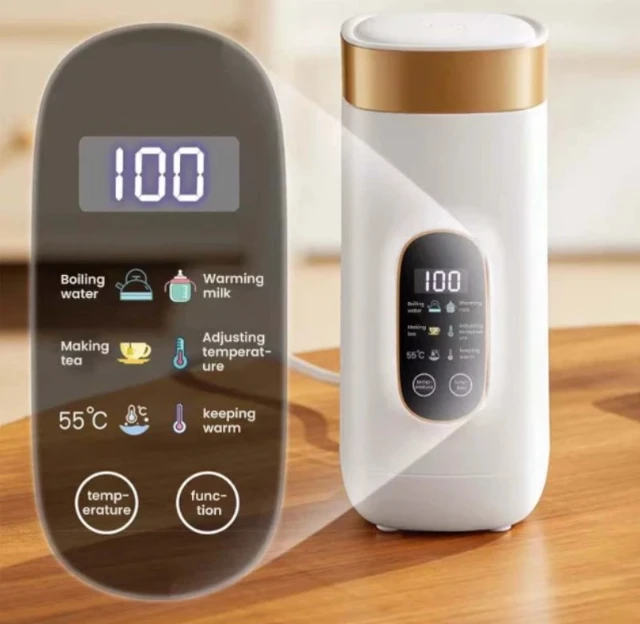 Thermos Portable layar digital suhu 100 derajat