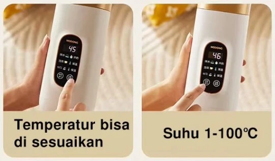 Suhu bisa diatur 1-100 derajat